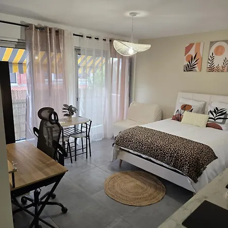 Studiog-4 Elegant Balcon Clim Parking Univ Oncopol Apartment Toulouse